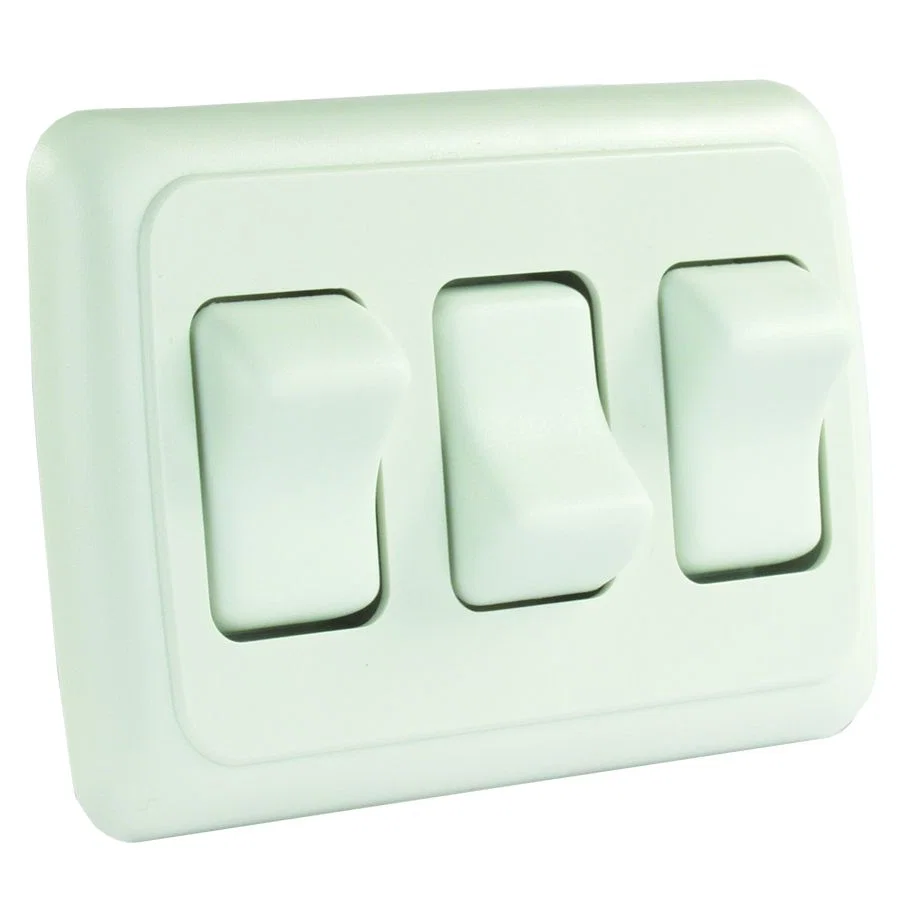 12025 – JR PRODUCTS Multi Purpose Switch, On-Off 16 Amp At 125 To 250 Volt AC/ 3/4 Horsepower At 125 To 250 Volt AC/ ...